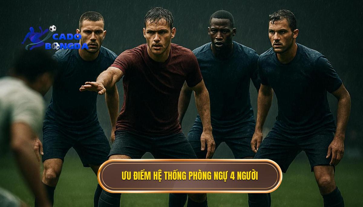 Phân tích ưu điểm vượt trội của hệ thống phòng ngự 4 người