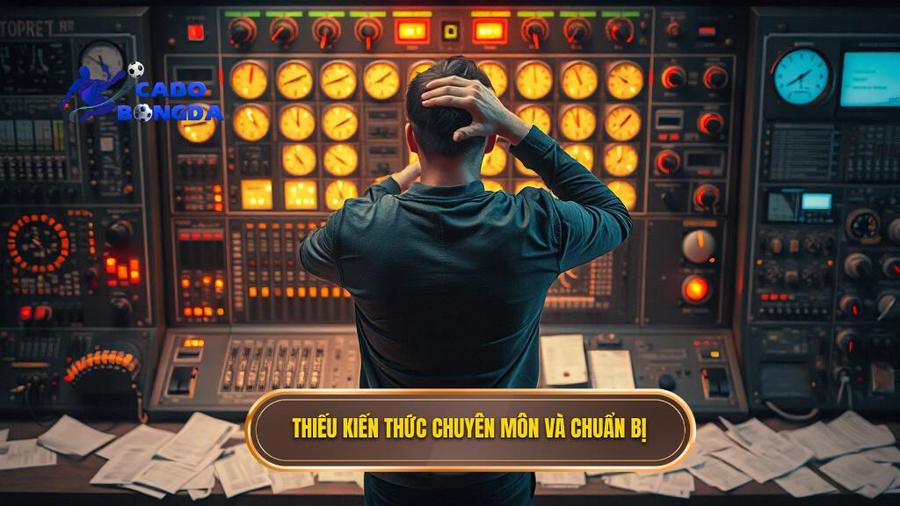 Thiếu kiến thức chuyên môn và chuẩn bị