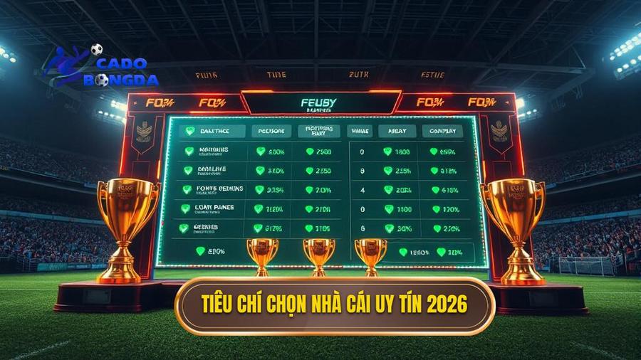 Tiêu chí chọn nhà cái uy tín 2026
