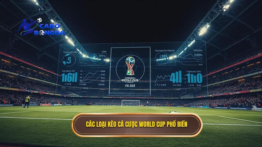 Các loại kèo cá cược World Cup phổ biến