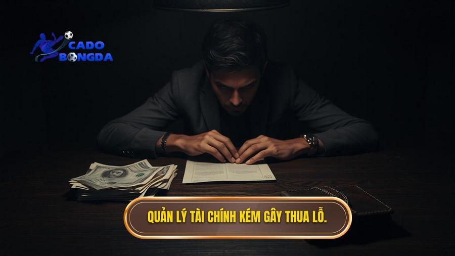 Quản lý tài chính kém gây thua lỗ.