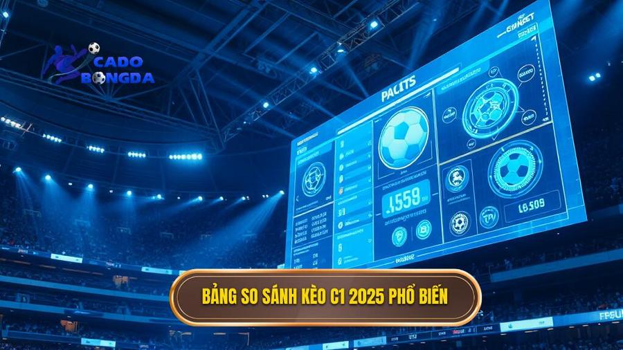 3. Bảng so sánh kèo C1 2025 phổ biến
